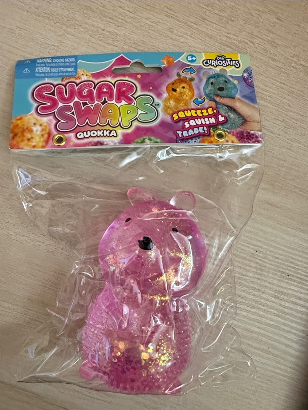 Sugar swaps Pink Quokka Squeeze Toy - Kids Toys